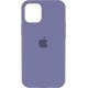 Silicone Case для iPhone 12/12 Pro Lavender Gray