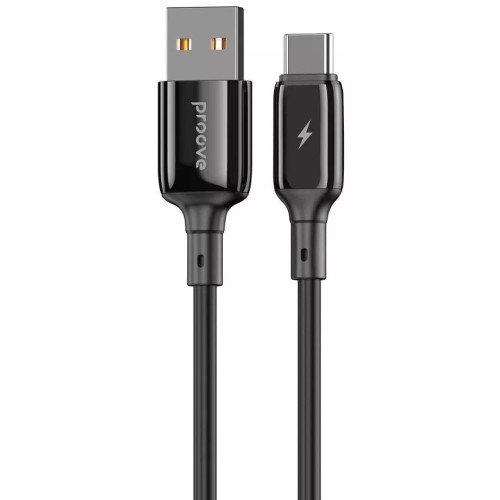 Кабель Proove Flex Metal USB to Type-C 2.4A 1m Black (CCFM20001201)