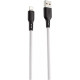 Кабель Proove Rebirth USB to Lightning 2.4A 1m Black-White (CCRE60001102) - Фото 1