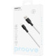 Кабель Proove Rebirth USB to Lightning 2.4A 1m Black-White (CCRE60001102) - Фото 2