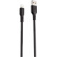 Кабель Proove Rebirth USB to Lightning 2.4A 1m Black (CCRE60001101) - Фото 1