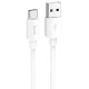 Кабель Hoco X96 Hyper 100W USB to Type-C 0.25m (L-0.25M) White - Фото 1