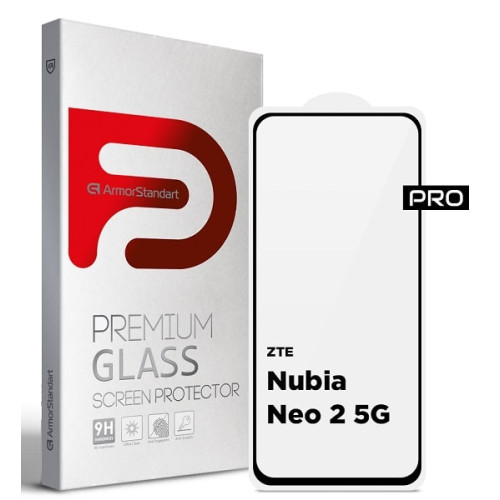 Защитное стекло ArmorStandart Pro для ZTE Nubia Neo 2 5G Black (ARM78903)