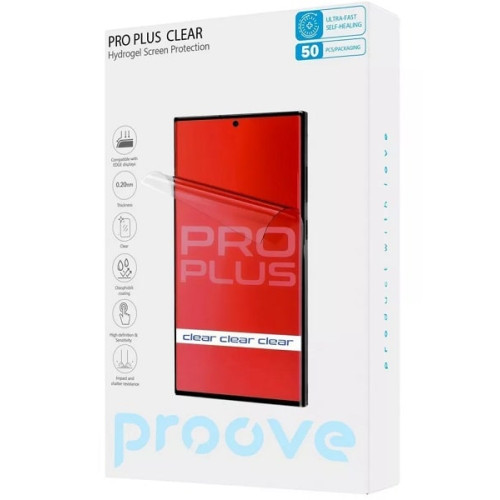 Защитная гидрогелевая пленка Proove Hydrogel Screen Protection PRO PLUSпрозрачная (GGPP12001150)