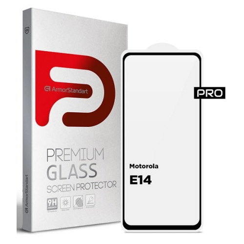 Защитное стекло ArmorStandart Pro для Motorola E14 Black (ARM78827)