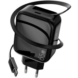 Мережевий зарядний пристрій Proove Fixtape GaN Type-C 65W Black (WCFP65010201)
