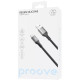 Кабель Proove ReGen Silicone USB to Type-C 3A 1m Black (CCRS12001102) - Фото 2