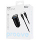 Автомобильное зарядное устройство Proove Flash 30W (Type-C + USB) + Cable Type-C to Type-C Black (CCFC30111201) - Фото 2