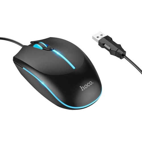 Мышка Hoco GM37 Wonderful gaming Black