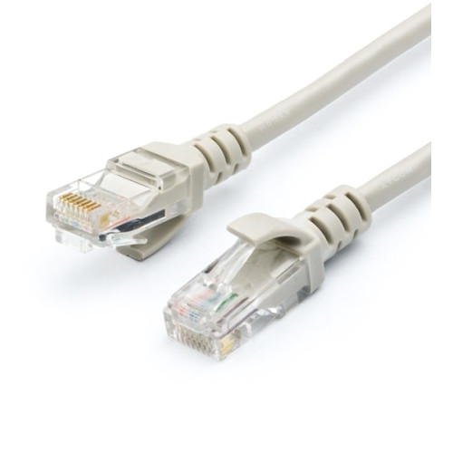 Патч-корд Atcom UTP RJ45 Cat.5e 0.5m Серый (9159)