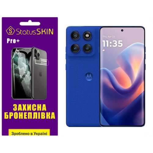 Полиуретановая пленка StatusSKIN Pro+ для Motorola Edge 60 Pro Глянцевая