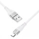 Кабель Proove Soft Silicone USB to Micro 2.4A 1m White (CCSO20001302) - Фото 2