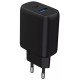 Сетевое зарядное устройство Proove Silicone Power 2 30W (Type-C + USB) + cable Type-C to Type-C 1m Black (WCSP23011001) - Фото 2