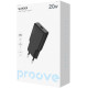 Сетевое зарядное устройство Proove Slender 20W Type-C Black (WCSS20010001) - Фото 5