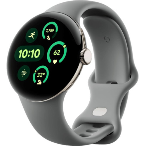 Смарт-годинник Google Pixel Watch 3 41mm Wi-Fi Champagne Gold Aluminum Case/Hazel Active Band