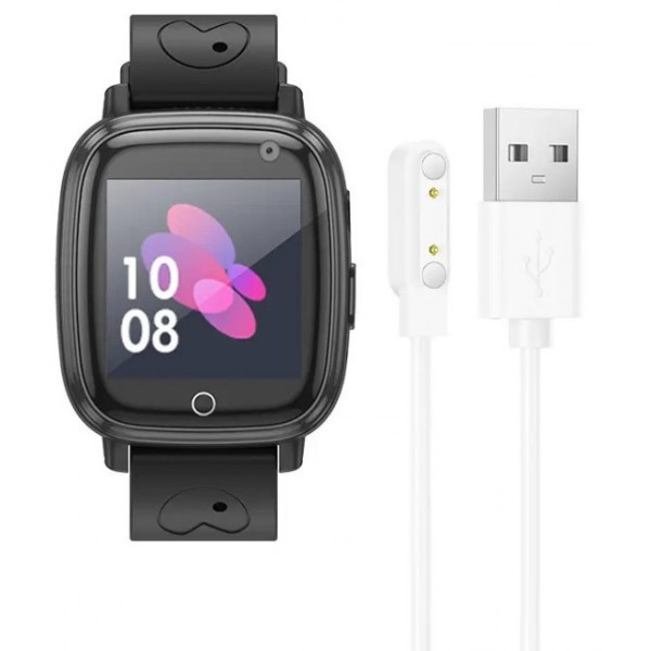 Смарт-годинник Smart Baby Watch Hoco Y100 Black