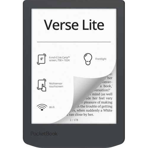 Електронна книга Pocketbook 619 Verse Lite Midnight Grey (PB619-T)