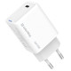 Сетевое зарядное устройство ColorWay GaN Mini 65W PD Port PPS USB-C White (CW-CHS049PD-WT) - Фото 1
