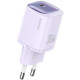 Мережевий зарядний пристрій Usams US-CC251 single USB-C PD3.0 30W 3A Purple - Фото 1
