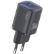 Сетевое зарядное устройство Usams US-CC251 single USB-C PD3.0 30W 3A Black - Фото 1