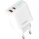 Сетевое зярядное устройство Gelius Genesis Radiance GP-HC058 25W USB+Type-C QC PD White - Фото 2