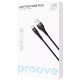 Кабель Proove Light Silicone Plus USB to Type-C 3A 1m Black (CCLS15001201) - Фото 2