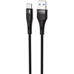 Кабель Proove Light Silicone Plus USB to Type-C 3A 1m Black (CCLS15001201)