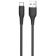 Кабель Proove GridLine USB to Type-C 3A 1m Black (CCGL15001201) - Фото 1