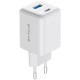 Сетевое зарядное устройство Proove Pocket GaN Plus 45W (Type-C + USB) White (WCPG45110002) - Фото 1