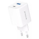 Сетевое зарядное устройство Proove Pocket GaN Plus 45W (Type-C + USB) White (WCPG45110002) - Фото 4