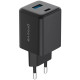 Сетевое зарядное устройство Proove Pocket GaN Plus 45W (Type-C + USB) Black (WCPG45110001) - Фото 1