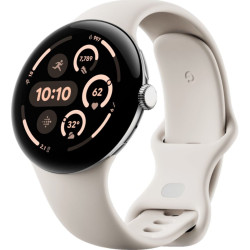 Смарт-часы Google Pixel Watch 3 41mm Wi-Fi Polished Silver Aluminum Case/Porcelain Active Band