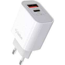 Сетевое зарядное устройство Gelius Genesis Merge GP-HC060 GaN USB+Type-C 35W White