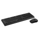 Комплект (клавіатура, мишка) Rapoo X1500 Wireless Black - Фото 2