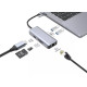 USB HUB Proove Iron Link 6 in 1 (2*USB3.0 + SD/TF + RJ45 + HDMI) Silver (HBI700010004) - Фото 3
