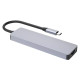 USB HUB  Proove Iron Link 5 in 1 (3*USB3.0 + Type C + HDMI) Silver (HBIL00010604) - Фото 2