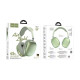 Bluetooth-гарнитура Hoco W35 Air Triumph Green - Фото 2