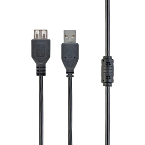 USB удлинитель Cablexpert USB 2.0 AM/AF 1.8 м Black (CCF-USB2-AMAF-6)