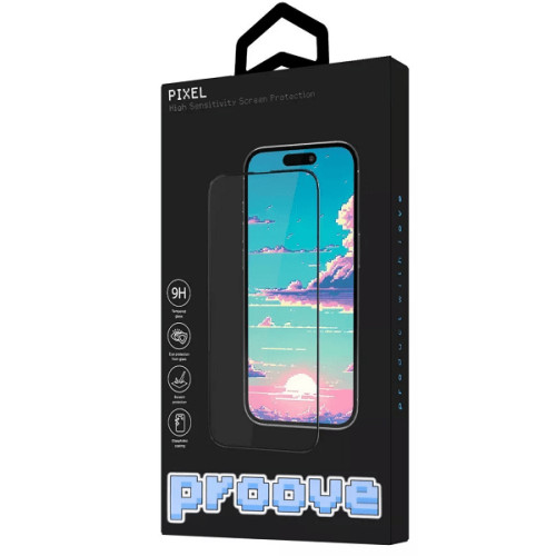 Захисне скло Proove Pixel для iPhone 17 Pro Max Black (PGPPXI17PM01)