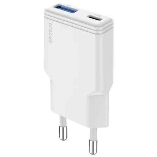 МЗП Proove Slender 30W (Type-C + USB) White (WCSL30110002)