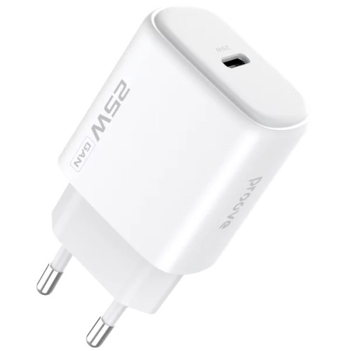 МЗП Proove Silicone Power 2 25W Type-C White (WCSP25010002)