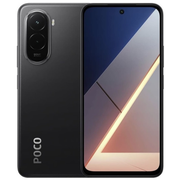 Xiaomi Смартфон Poco M7 4G 8/256GB Black (with Adapter) EU