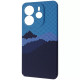 Чохол WAVE Gleam для Xiaomi Redmi Note 14 4G UA Blue Mountain