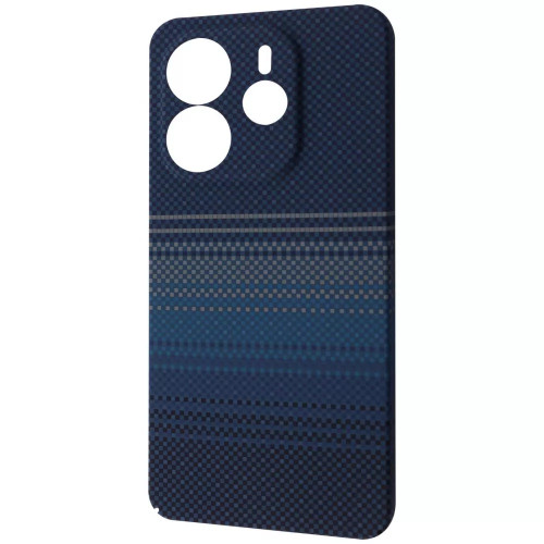 Чохол WAVE Gleam для Xiaomi Redmi Note 14 4G UA Blue Stripes