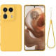 Чохол Silicone Case Full Camera для Motorola Edge 50 Ultra Yellow - Фото 1