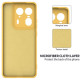 Чохол Silicone Case Full Camera для Motorola Edge 50 Ultra Yellow - Фото 2