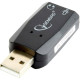 Звукова карта Gembird SC-USB2.0-01 Black - Фото 1