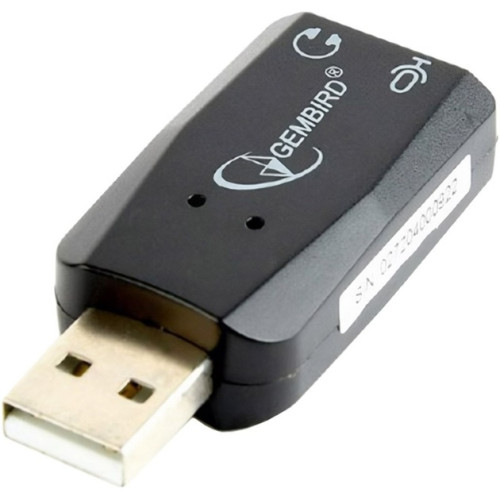Звукова карта Gembird SC-USB2.0-01 Black