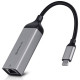 Сетевой адаптер REAL-EL CE-150 Type-C to RJ45 0.1 м Black (EL123110004) - Фото 1