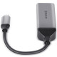 Сетевой адаптер REAL-EL CE-150 Type-C to RJ45 0.1 м Black (EL123110004) - Фото 4